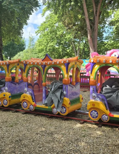 photo du petit train jaune