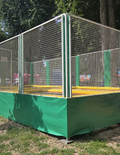 Trempoline vert